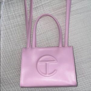 Telfar Shopping Bag Small Bubblegum Baby Pink